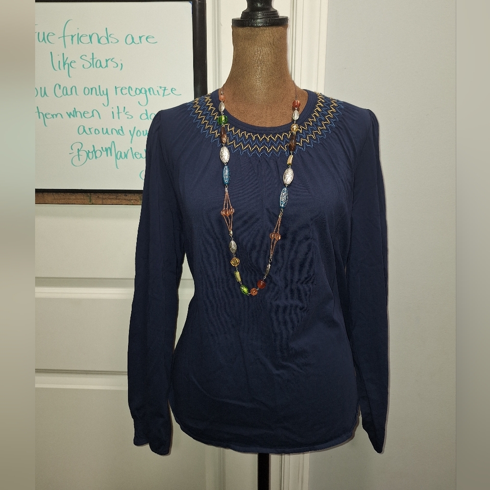 Navy Blue Women's Top